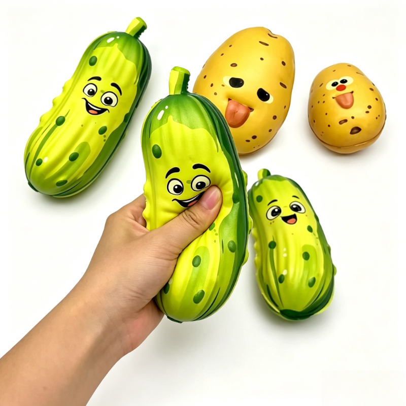 Novelty Gifts - Sevimli Simülasyon Patates Çilek Yavaşça Şişen