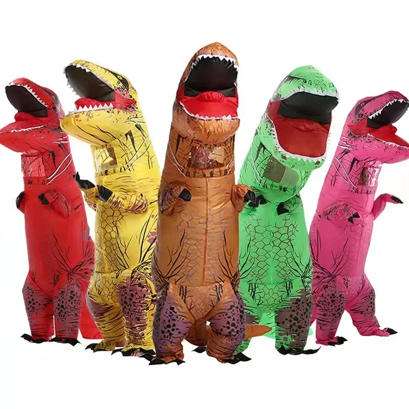 Inflatable Dinosaur Costume Adult - Tyrannosaurus rex şişme kostüm maskot Anime