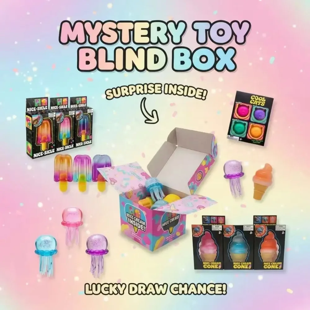 Novelty Gifts - Yumuşak Gizem Kutusu, Yavaş Yükselen Stres