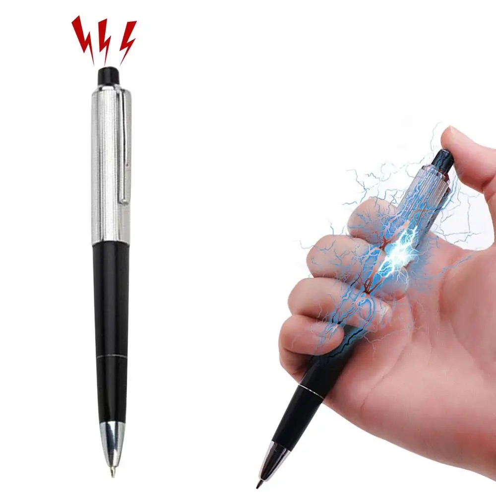 Shock Pen Prank Toy - 1 adet Yaratıcı Elektrik Şok Kalemi