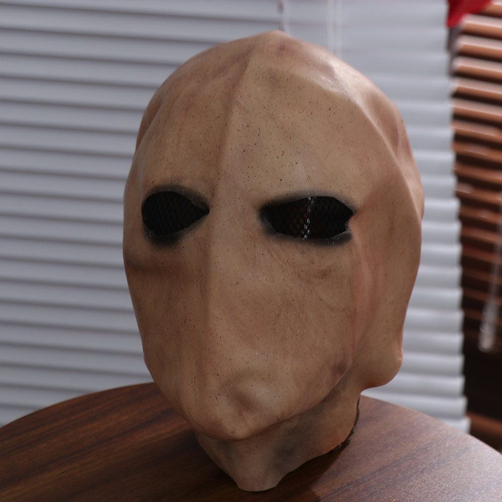 Latex Alien Mask Realistic - Yüzsüz Adam Cadılar Bayramı Slenderman Maskesi,