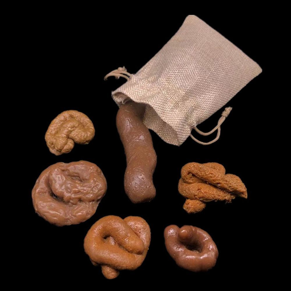 Fake Poop Gag Gift - 6 Adet Şaka Hilesi Oyuncak Squish