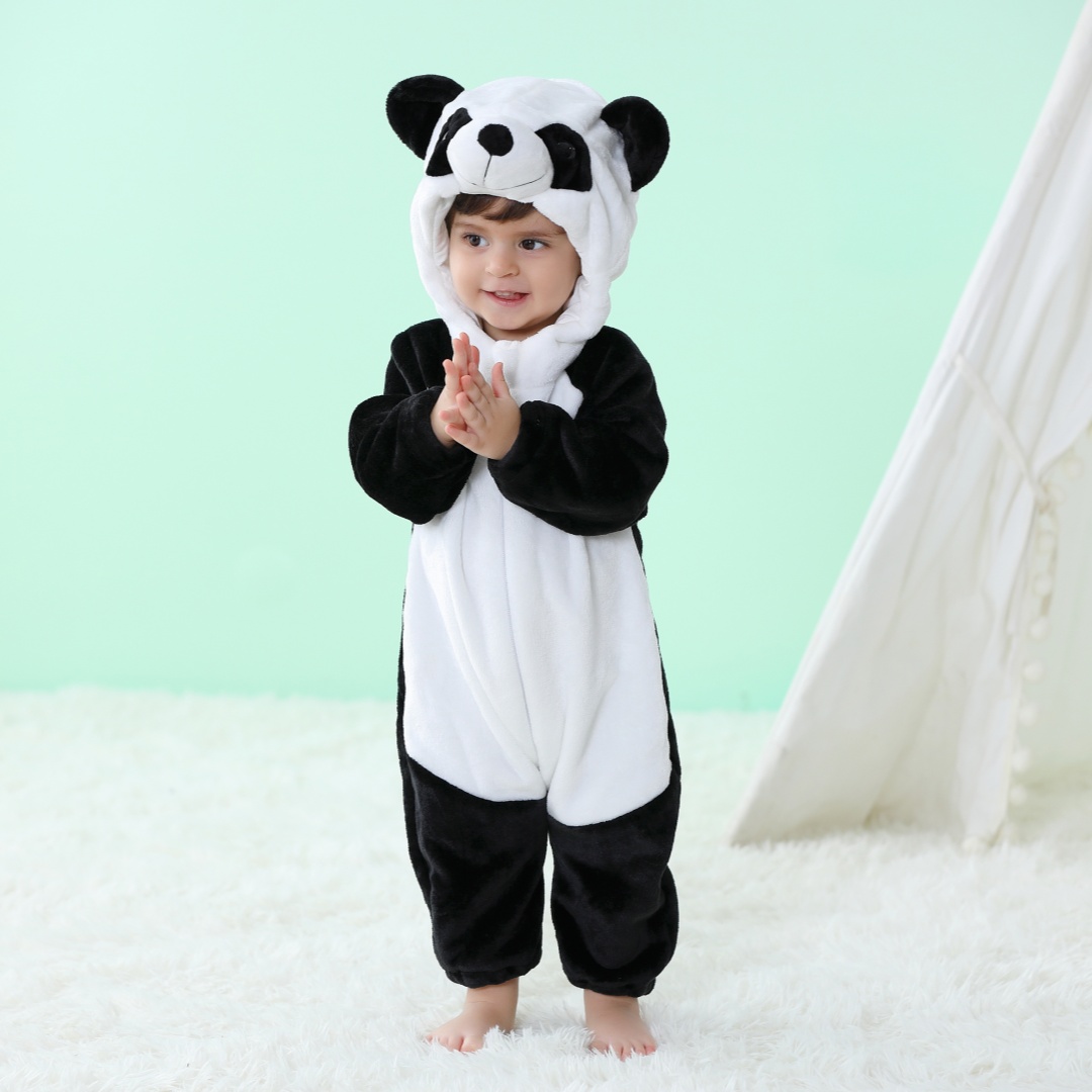 Spiderman Jumpsuit Kids - Bebek Unisex Romper Yenidoğan Panda Hayvan