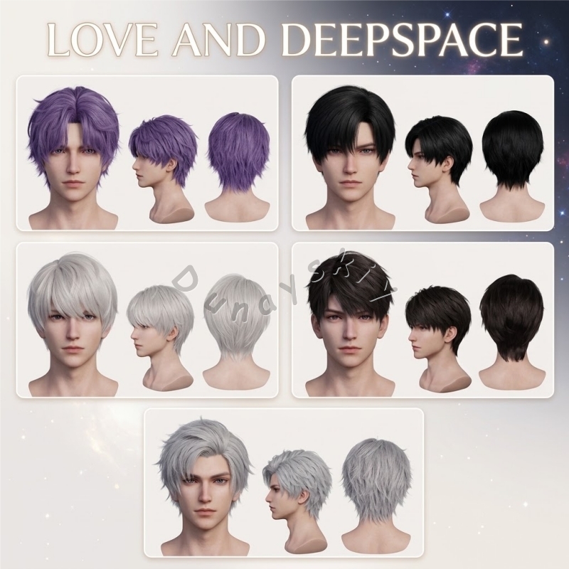 Anime Cosplay Wig Heat Resistant - Love And Deepspace Cosplay Peruğu ​