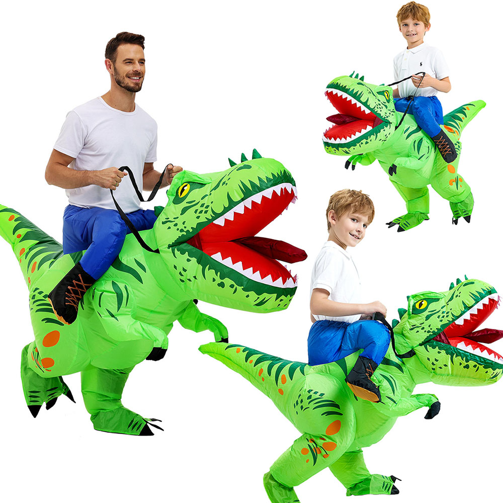 Çocuklar/yetişkinler dinozor ş - Inflatable Dinosaur Costume Adult incelemesi ve fiyatı