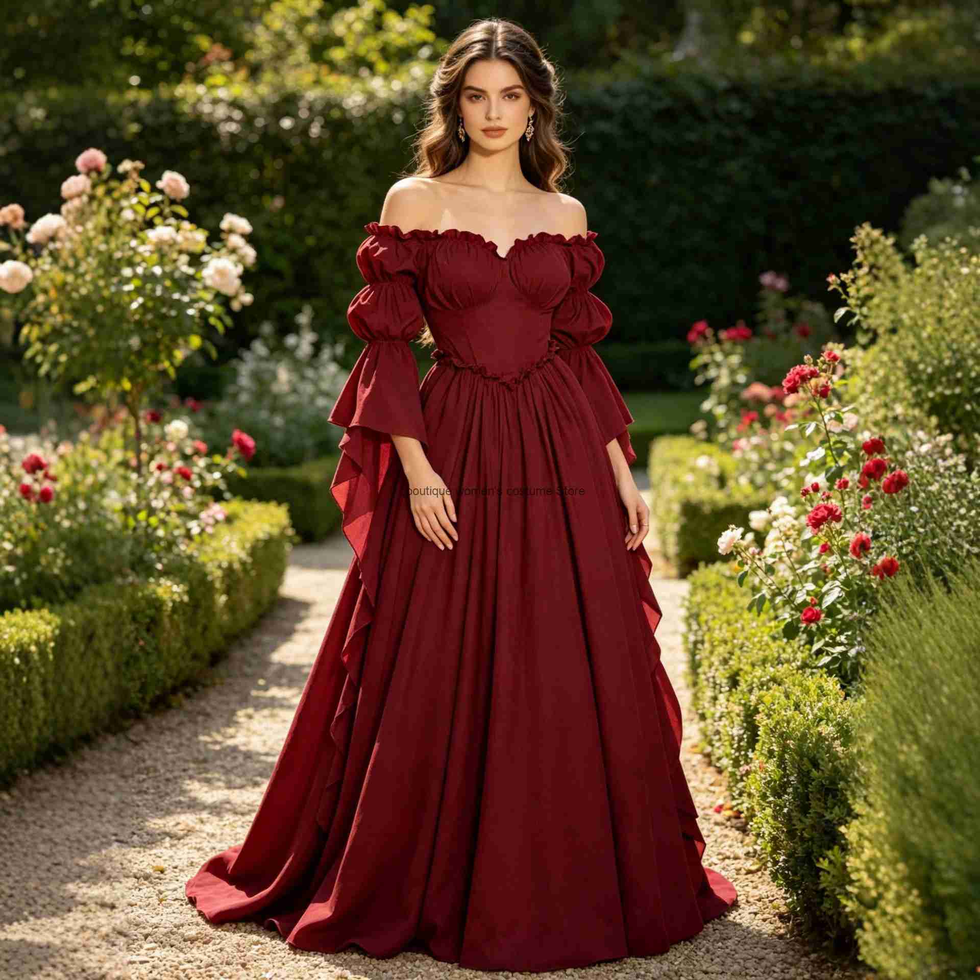 Yeni Orta Çağ Rönesans Tarzı K - Medieval Renaissance Dress Women incelemesi ve fiyatı