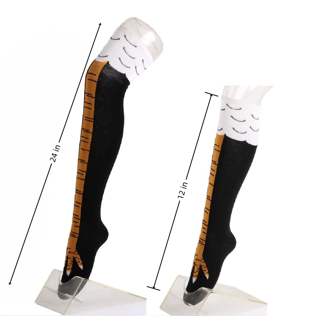 1/2 çift tavuk ayağı desenli d - Funny Chicken Leg Socks incelemesi ve fiyatı