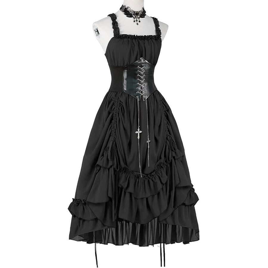 Kadın Gotik Elbise Korse Kayma - Medieval Renaissance Dress Women incelemesi ve fiyatı