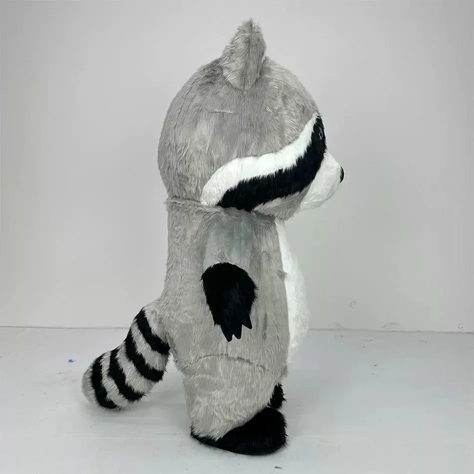 Gri Peluş Şişme Rakun Maskot K - Costumes incelemesi ve fiyatı