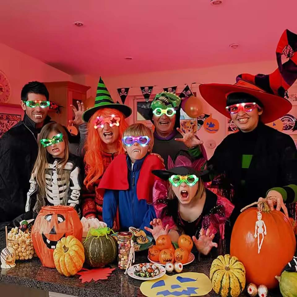 10/20/30/40/50 adet LED ışıklı - Glow In The Dark Party Glasses incelemesi ve fiyatı