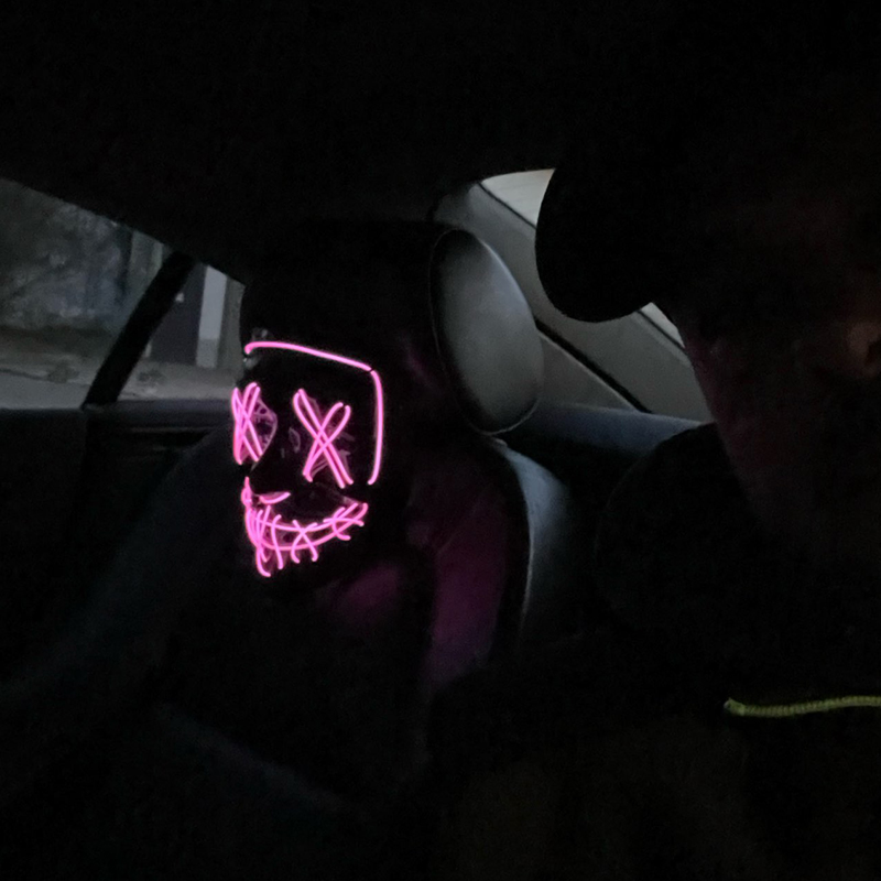 Kablosuz LED maske cadılar bay - Led Purge Mask Halloween incelemesi ve fiyatı