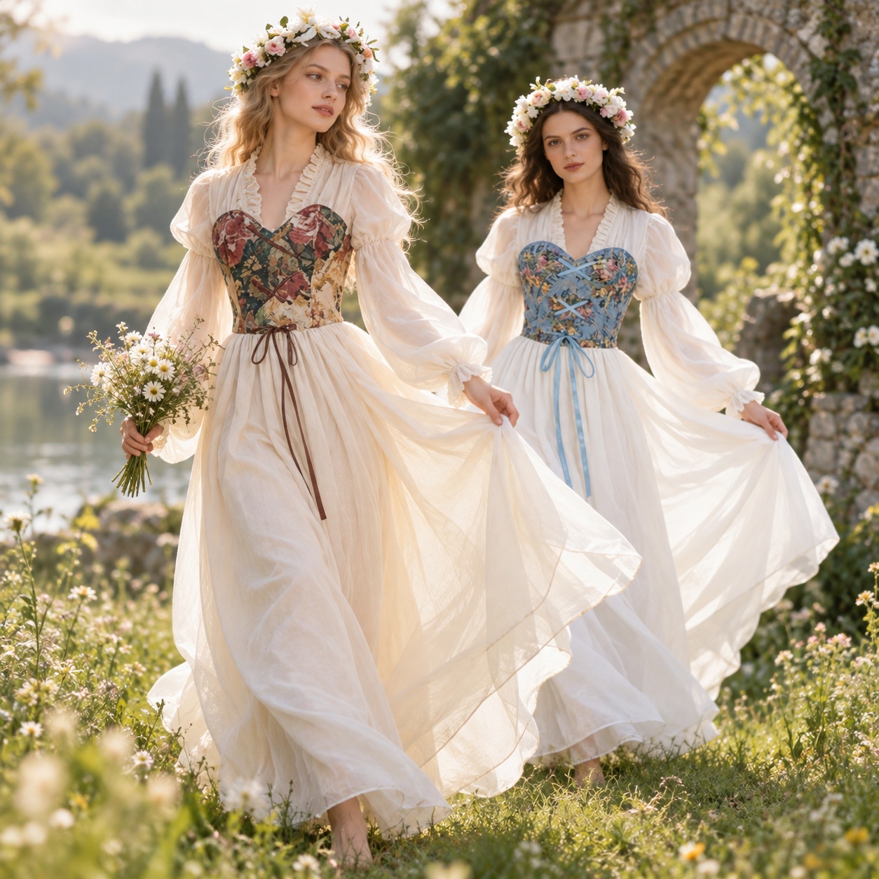 Rönesans Tarzı Korseli Bel Elb - Medieval Renaissance Dress Women incelemesi ve fiyatı