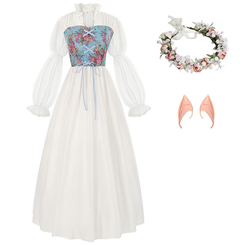 Rönesans Tarzı Korseli Bel Elb - Medieval Renaissance Dress Women incelemesi ve fiyatı