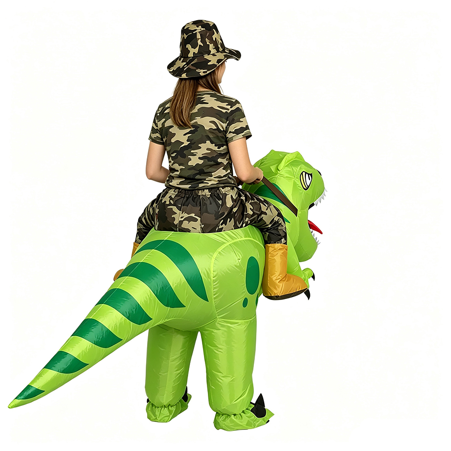 Şişme T-Rex Dinozor Kostümü Ye - Inflatable Dinosaur Costume Adult incelemesi ve fiyatı
