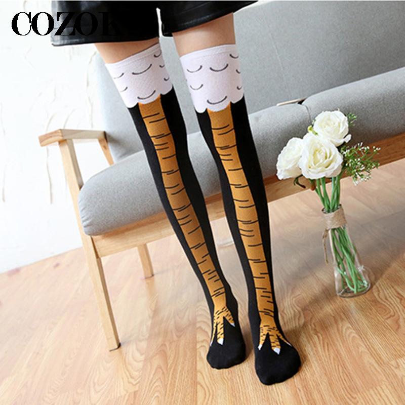 Yüksek Kaliteli Bayan Çılgın K - Funny Chicken Leg Socks incelemesi ve fiyatı