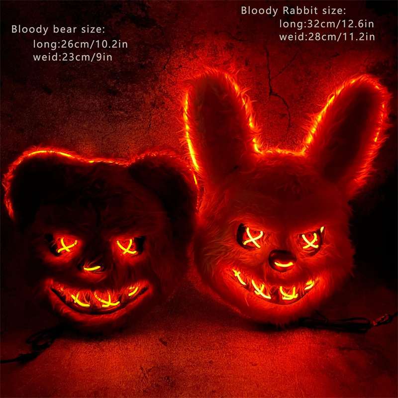 Tavşan Maskesi Masquerade LED  - Led Purge Mask Halloween incelemesi ve fiyatı